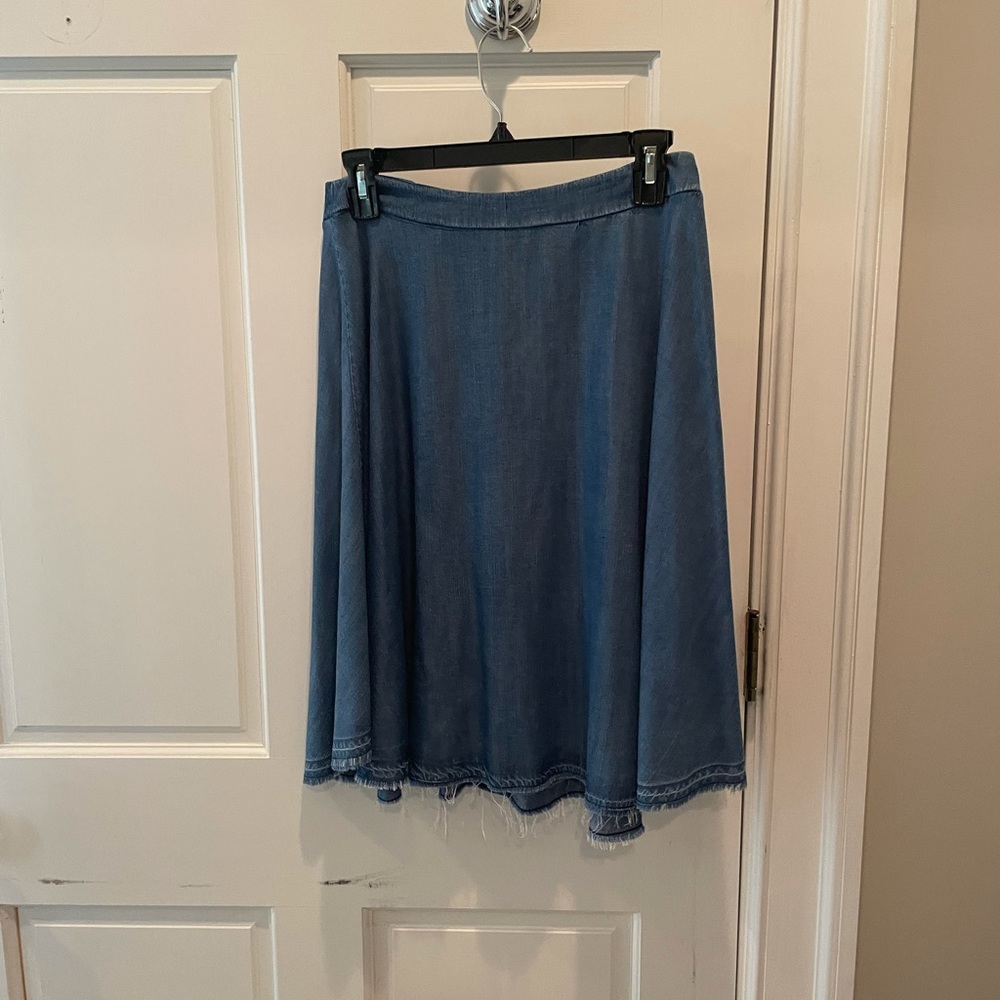 Anthropologie Denim Skirt